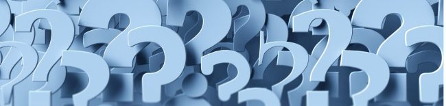 lots of grey question mark symbols to represent why do people take their own lives