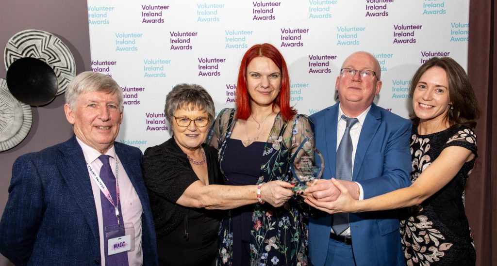Award-winning volunteers celebrating National Volunteering Week 2026 in Ireland.