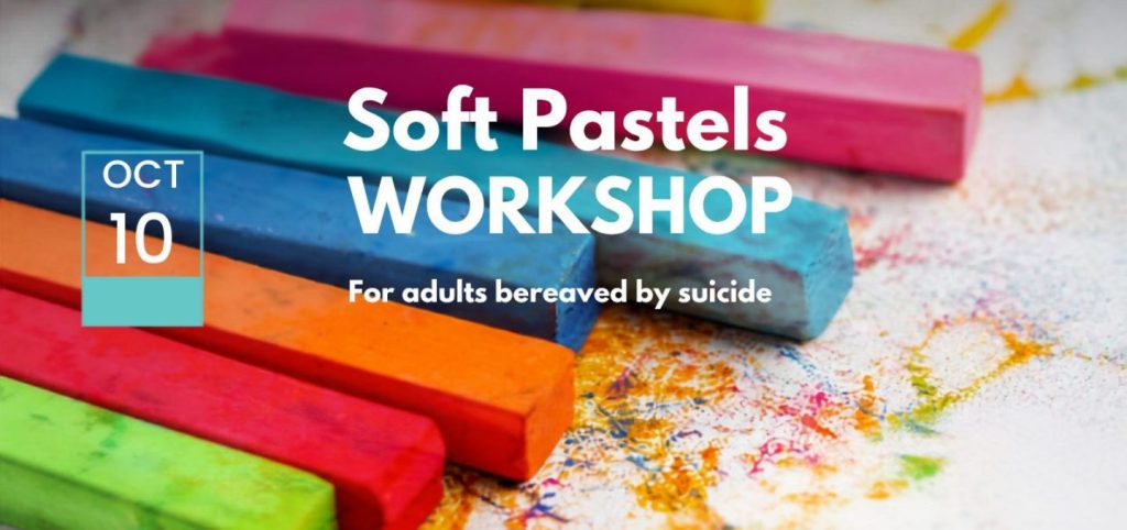 HUGG Soft pastels workshop for adults bereaved by suicide