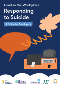 image of grief in the workplace - responding to suicide