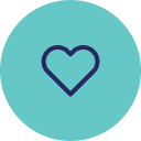 love heart icon HUGG